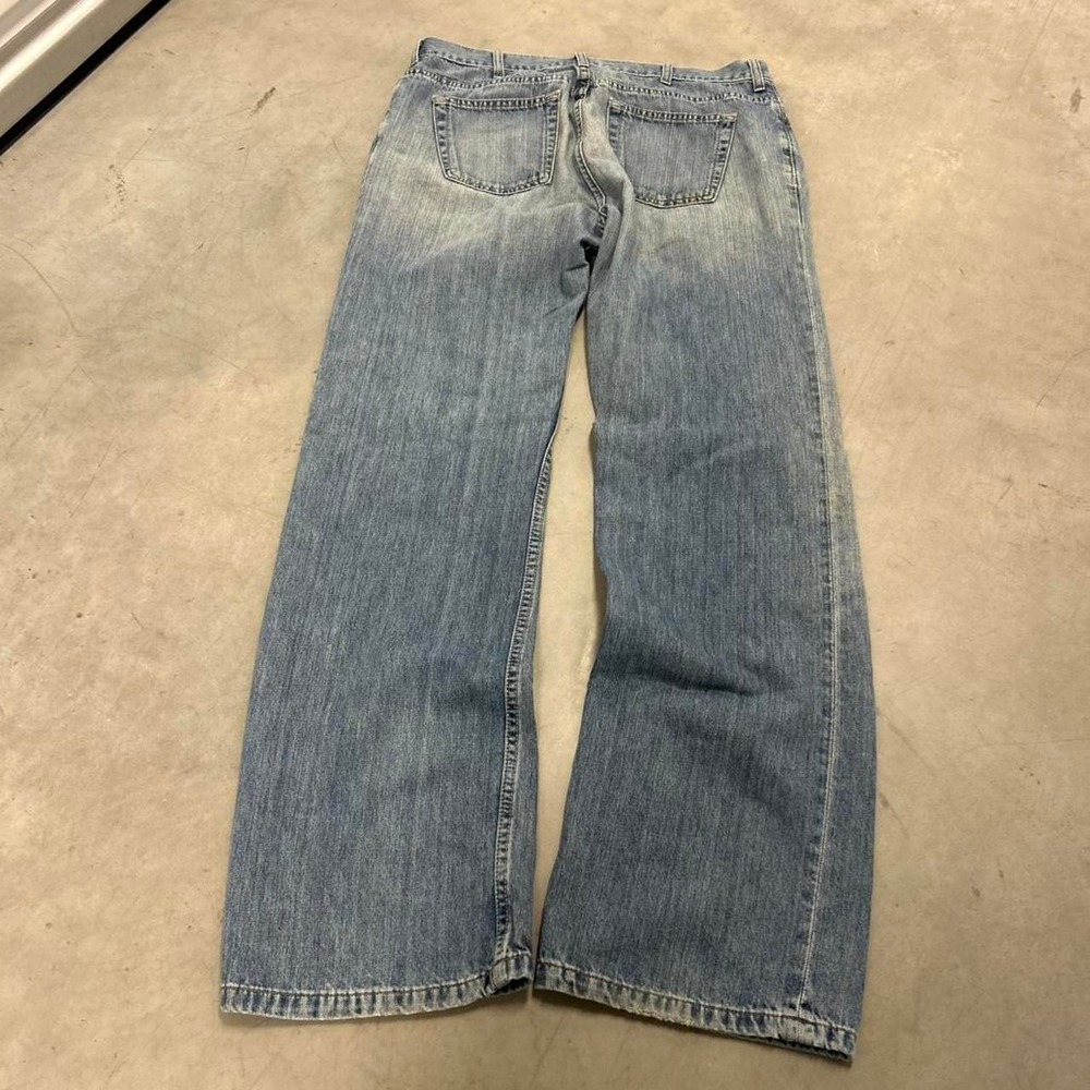 Y2K Dark Wash Grunge Style Wide‎ Leg Relaxed Fit Jeans